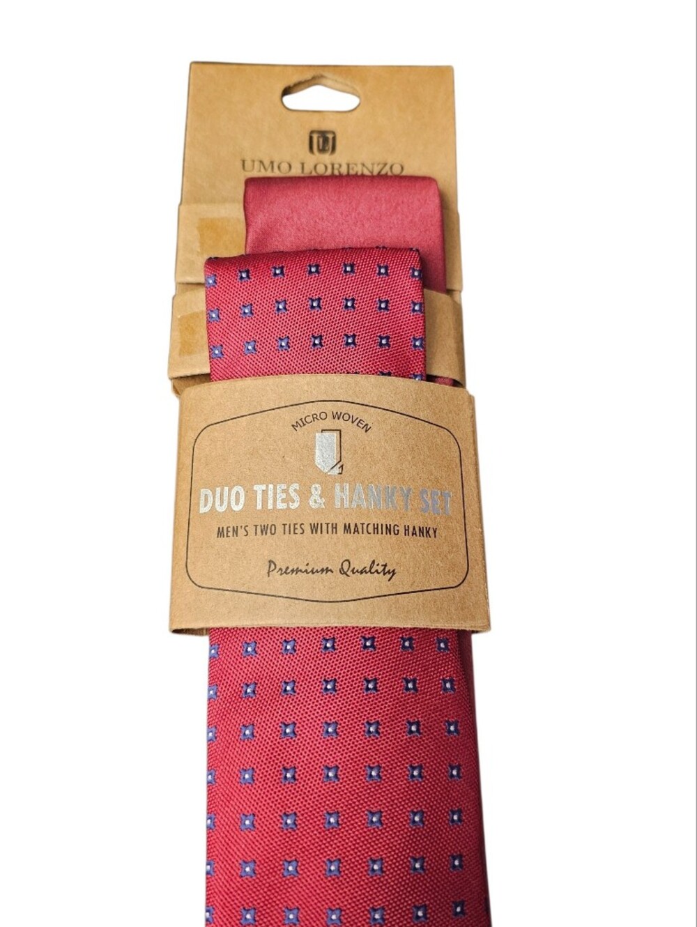 Umo Lorenzo New 2 Pack Men's Ties *